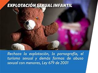 LEY CONTRA LA EXPLOTACIÃ“N, PORNOGRAFIA, TURISMO SEXUAL  Y OTRAS FORMAS DE ABUSO A LOS MENORES.